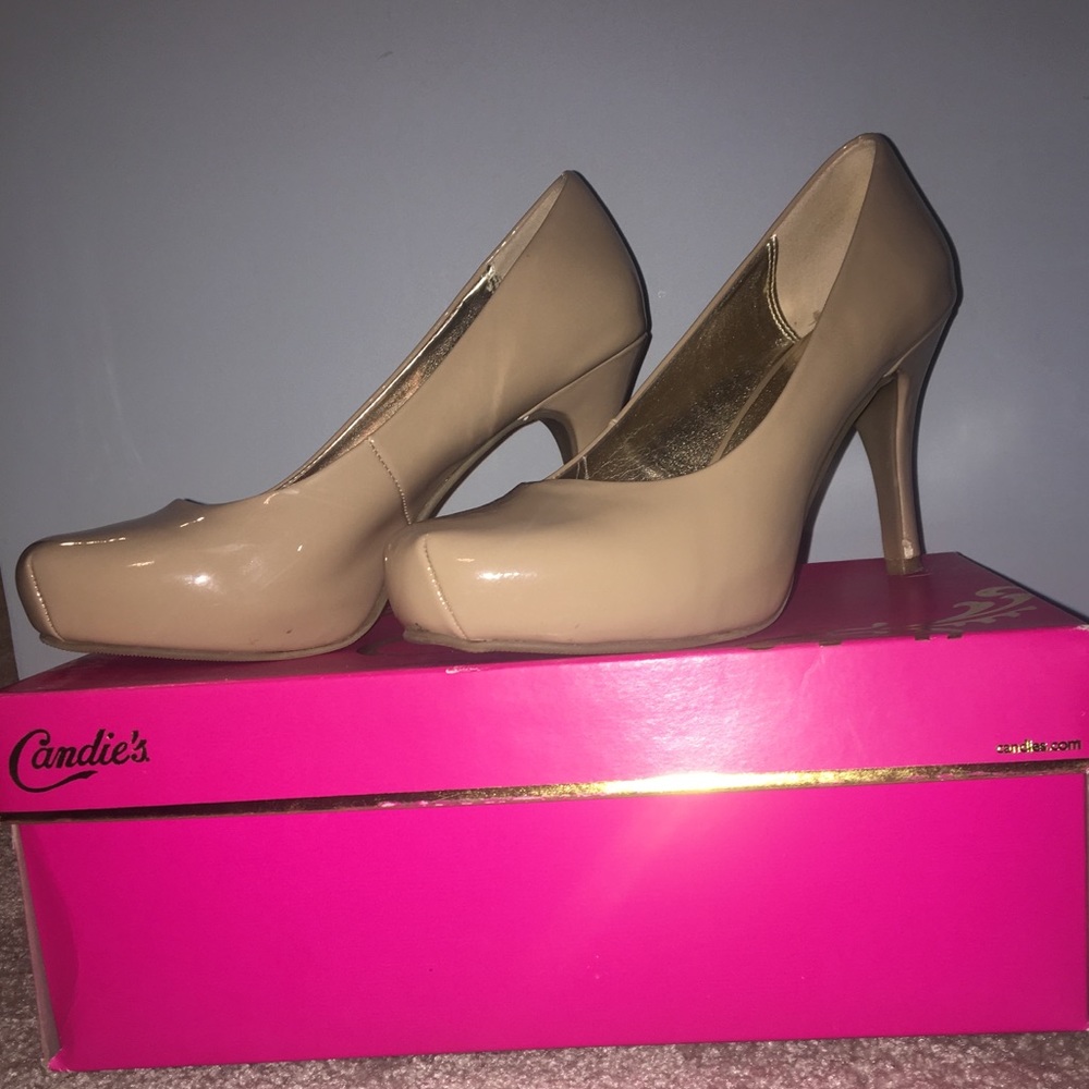 Beige Pumps Size 7